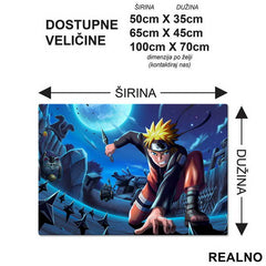 Blue Moon - Naruto - Podmetač za sto