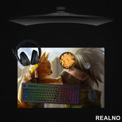 Kakashi And Nine Tails - Naruto - Podmetač za sto