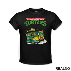 Logo And Turtle Van - Nindža Kornjače - Majica
