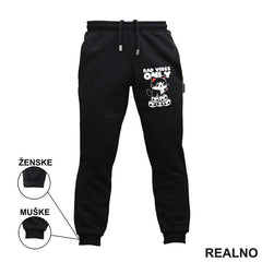 OUTLET Crna ženska trenerka veličine XL - HU - 10068 - T