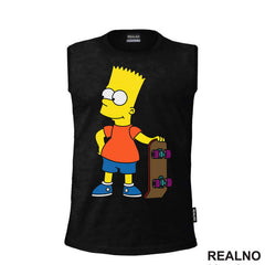 Bart Sa Skejtom - The Simpsons - Simpsonovi - Majica