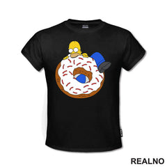 Homer Jede Krofnu - The Simpsons - Simpsonovi - Majica