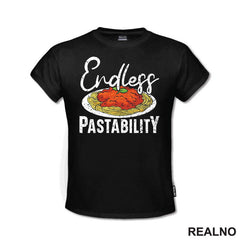 Endless Pastability - White Letters - Hrana - Food - Majica