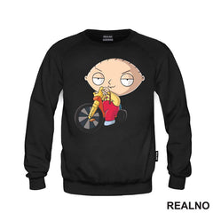 Stewie Rides A Bike - Family Guy - Majica