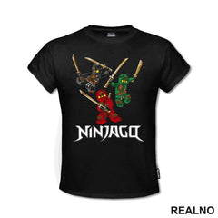 Cole, Lloyd And Kai - Ninjago - Crtani Filmovi - Majica