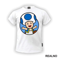Plava Pečurkica - Super Mario - Majica