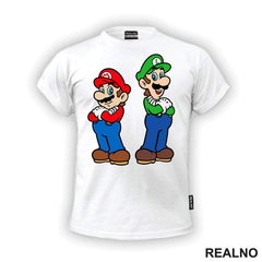 Braća - Luidji - Luiđi - Super Mario - Majica