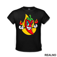 Ljuta Papirka Drži Vatru - Hot Pepper - Humor - Majica