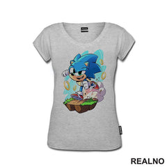 Drawing - Rings - Sonic - Majica