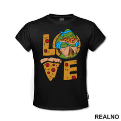 Pizza Love - Leo - Nindža Kornjače - Majica