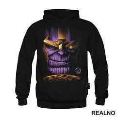 Face And Golden Planet - Thanos - Majica
