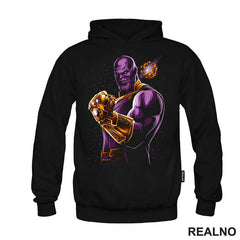 Hand And Golden Planet - Thanos - Majica
