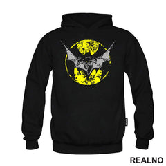 Yellow Moon - Grey Bat - Batman - Majica