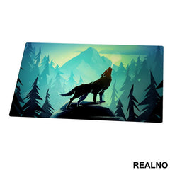 Wolf Howling On The Mountain - Vuk - Životinje - Podmetač za sto