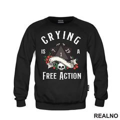 Crying Is A Free Action - D&D - Dungeons And Dragons - Majica