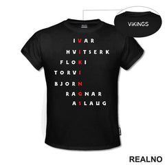 Names - Vikings - Majica