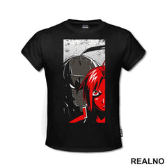 Ed And Al - Half Face - Fullmetal Alchemist - Anime - Majica