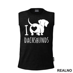 Ja volim jazavičare - Pas - Dog - Majica