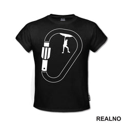 Rock Climbing - Carabiner - Priroda - Majica