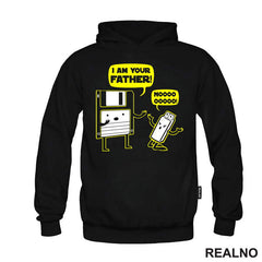 Usb And Floppy Disk - Your Father - Geek - Majica