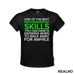 Programing Skill - Walk Away - Geek - Majica