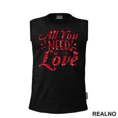 All You Need Is Love - Mala Srca - Ljubav - Majica
