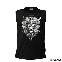 Sivi Lav - Linije - Lion - Životinje - Majica