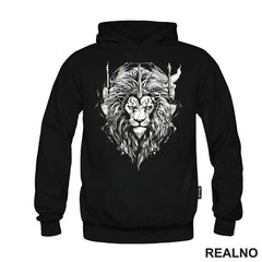 Sivi Lav - Linije - Lion - Životinje - Majica