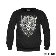 Sivi Lav - Linije - Lion - Životinje - Majica