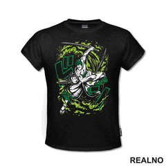 Green Fire - Zoro - One Piece - Majica