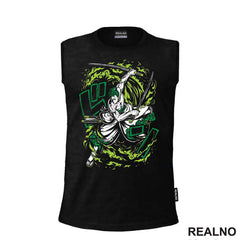 Green Fire - Zoro - One Piece - Majica