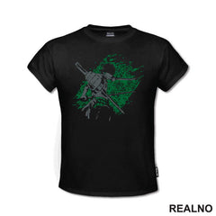 Zoro - Green Stains - One Piece - Majica