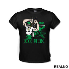Zoro, Swords And Skull - One Piece - Majica