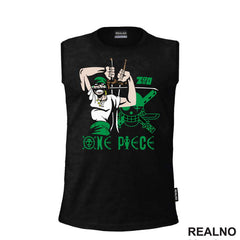 Zoro, Swords And Skull - One Piece - Majica