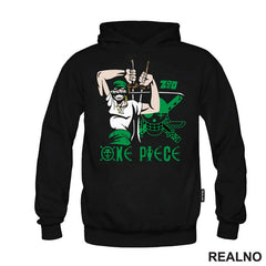 Zoro, Swords And Skull - One Piece - Majica