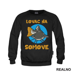 Lovac Na Somove - Pecanje - Fishing - Majica