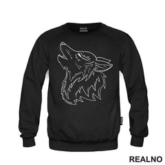 Obris Glave Vuka - Wolf - Životinje - Majica