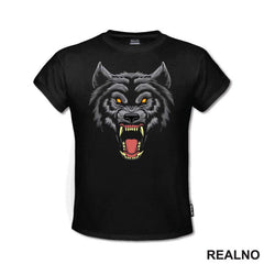 Besni Vuk - Veliki Zubi - Wolf - Životinje - Majica