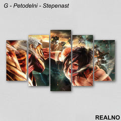 Attack On Titan - Slika na platnu - Kanvas