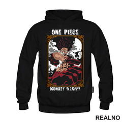 Luffy - Fist - Orange - One Piece - Majica