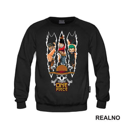 Luffy, Zoro And Usop - One Piece - Majica