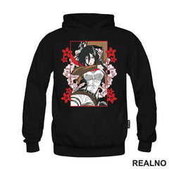 Mikasa And Flowers - Attack On Titan - AOT - Majica