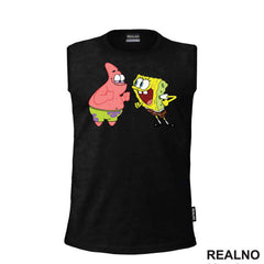 Raduju se - Patrik - Sundjer Bob - Sponge Bob - Crtani Filmovi - Majica