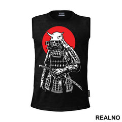 Skull Samurai And Red Moon