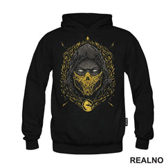 Scorpion - Dots - Head - Mortal Kombat - Majica