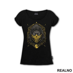 Scorpion - Dots - Head - Mortal Kombat - Majica
