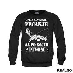 Plan Za Vikend - Pecanje - Fishing - Majica