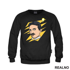 Nikola Tesla - Sijalica I Struja - Majica