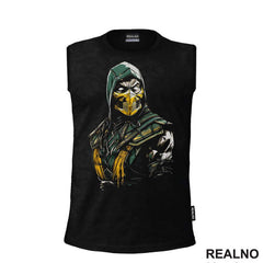 Scorpion Green Lines - Mortal Kombat - Majica