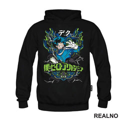 Deku - Blue And Green Lines - My Hero Academia - Majica